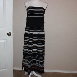 White House Black Market Strapless Maxi Dress